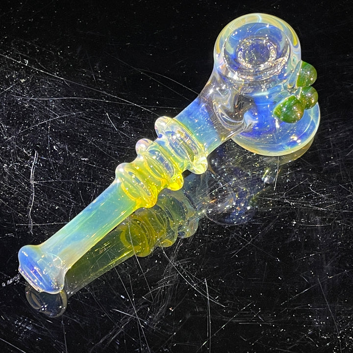 Silver Fumed Hash Hammer Glass Pipe Crondo Glassics   