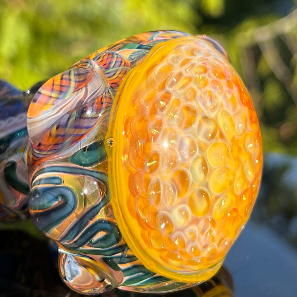 Molten Thick and Twisted Pipe Glass Pipe Molten Imagination