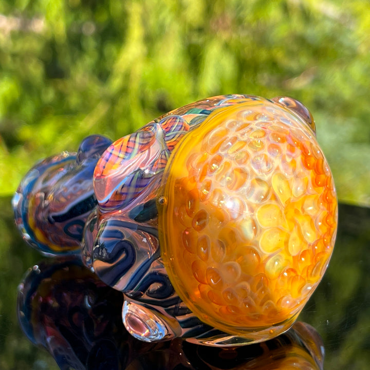 Molten Thick and Twisted Pipe Glass Pipe Molten Imagination