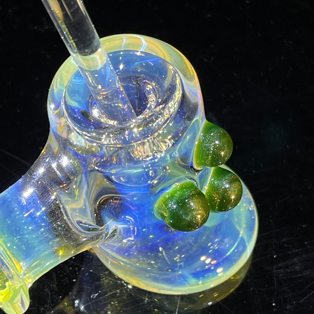 Silver Fumed Hash Hammer Glass Pipe Crondo Glassics   