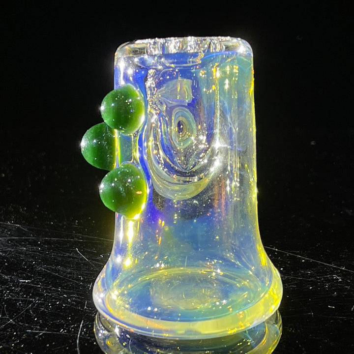 Silver Fumed Hash Hammer Glass Pipe Crondo Glassics   