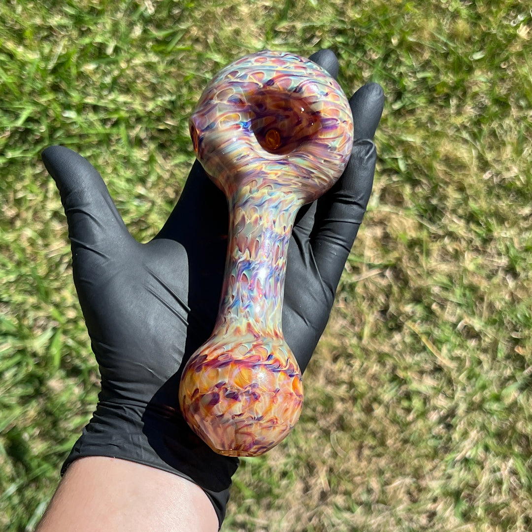 Multi-colored Jumbo Spoon Glass Pipe Jedi Glassworks   