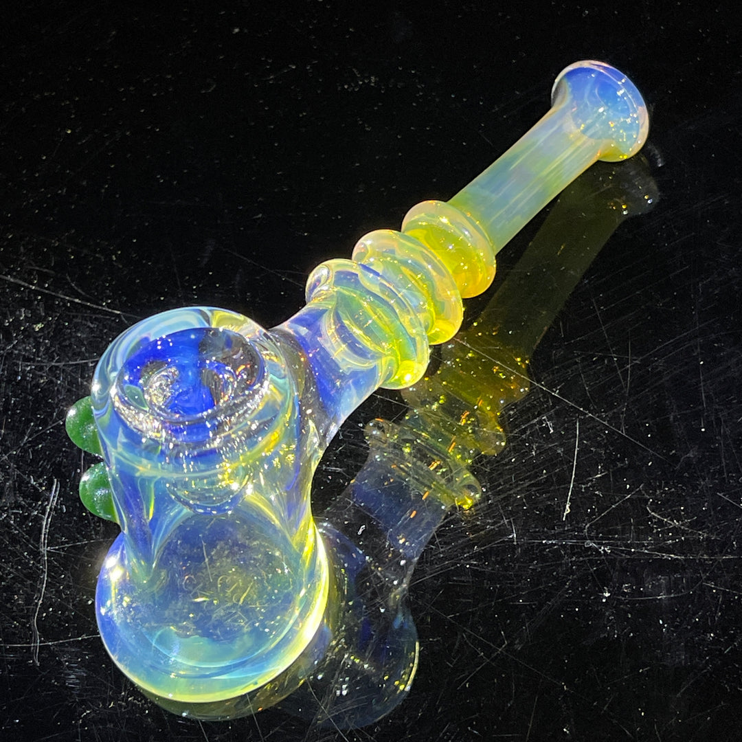 Silver Fumed Hash Hammer Glass Pipe Crondo Glassics   