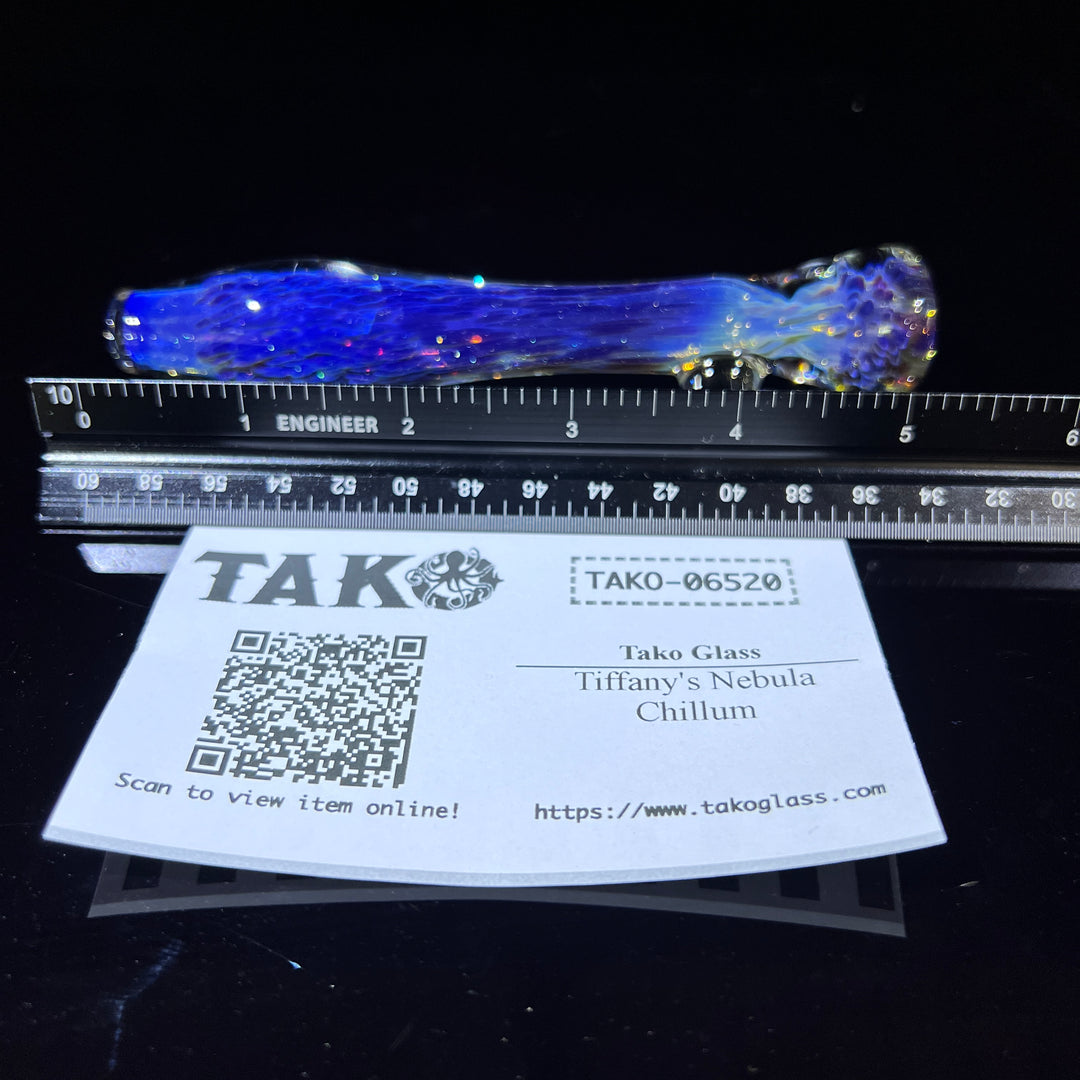 Tiffany's Nebula Chillum Glass Pipe Tako Glass   