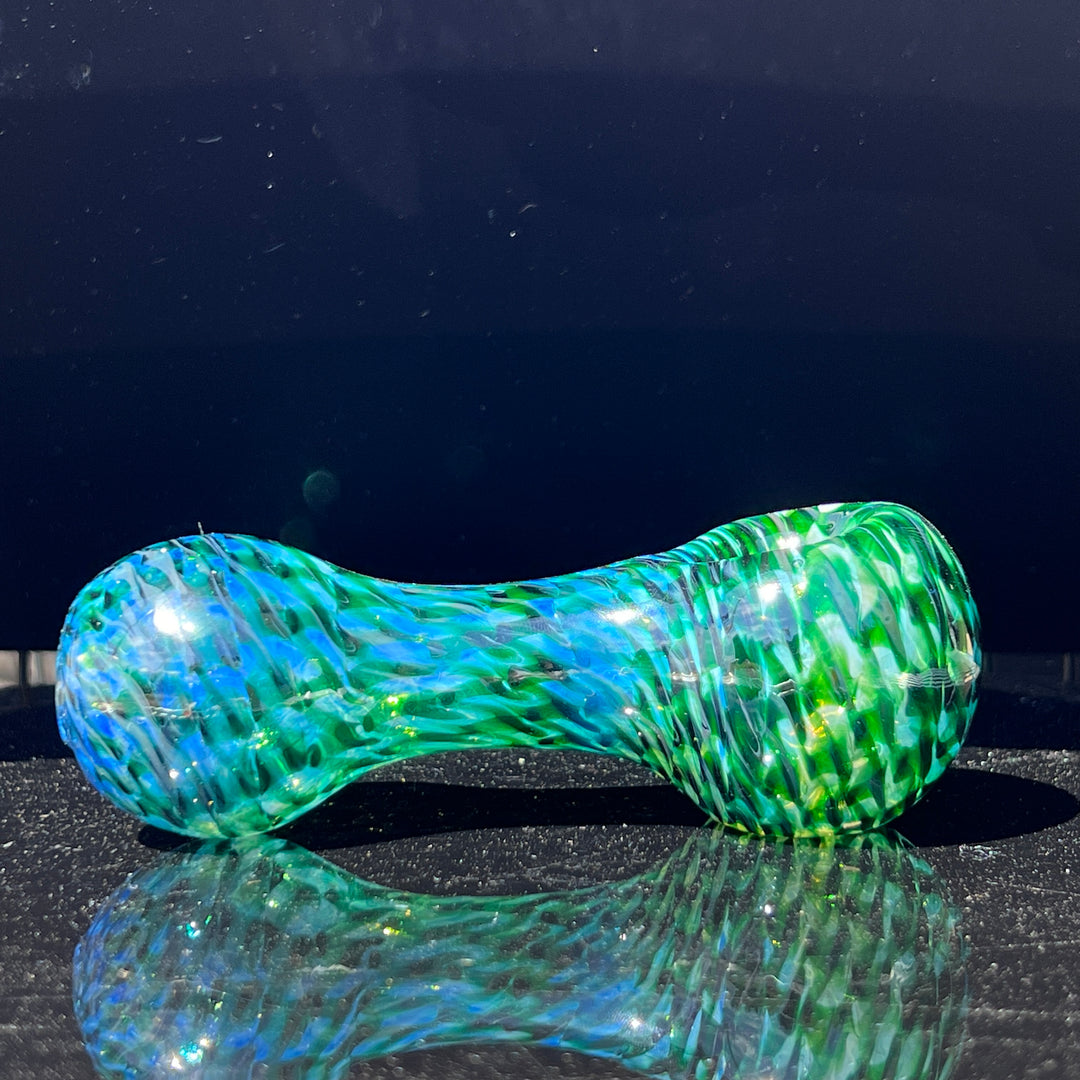 Experimental Green Jumbo Spoon Glass Pipe Jedi Glassworks   