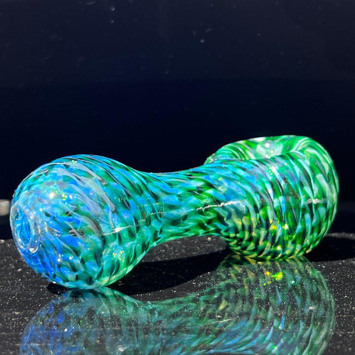 Experimental Green Jumbo Spoon Glass Pipe Jedi Glassworks   