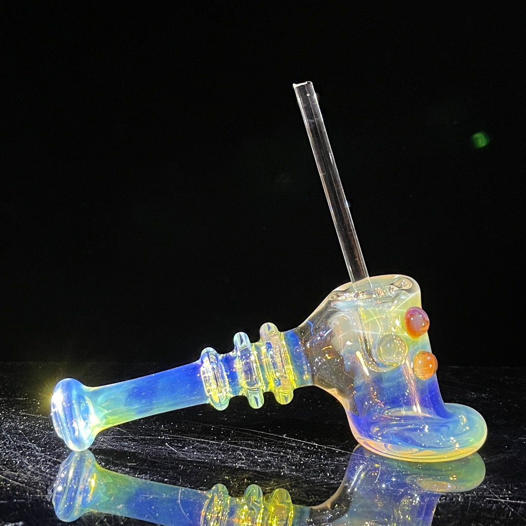 Silver Fumed Hash Hammer Glass Pipe Crondo Glassics   