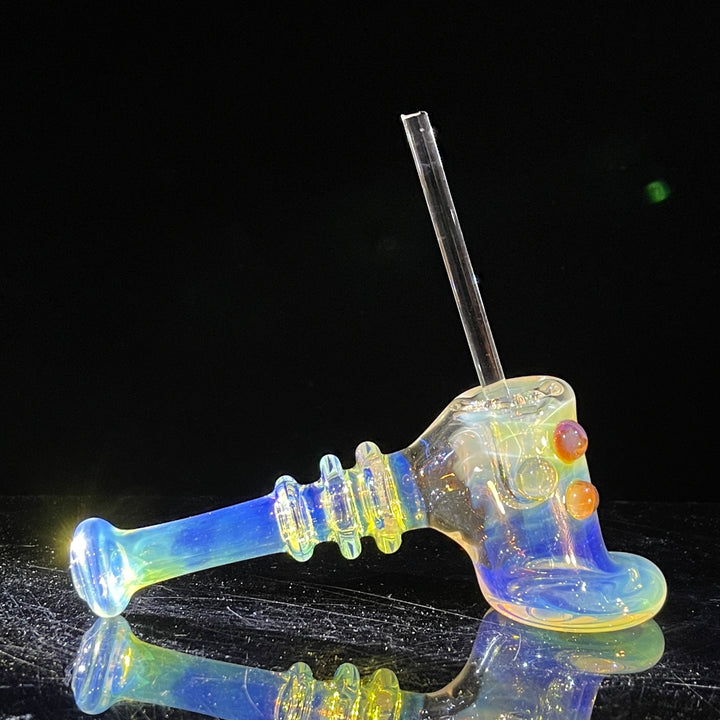 Silver Fumed Hash Hammer Glass Pipe Crondo Glassics   