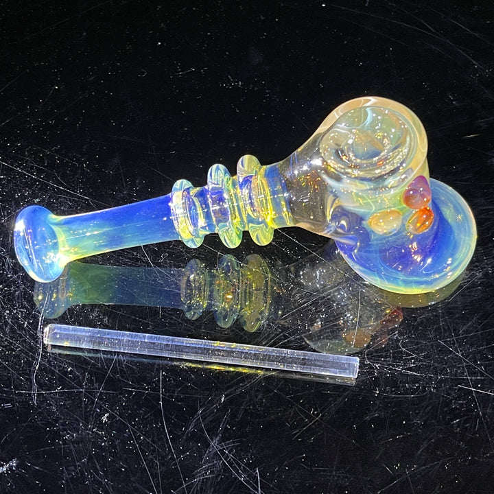 Silver Fumed Hash Hammer Glass Pipe Crondo Glassics   