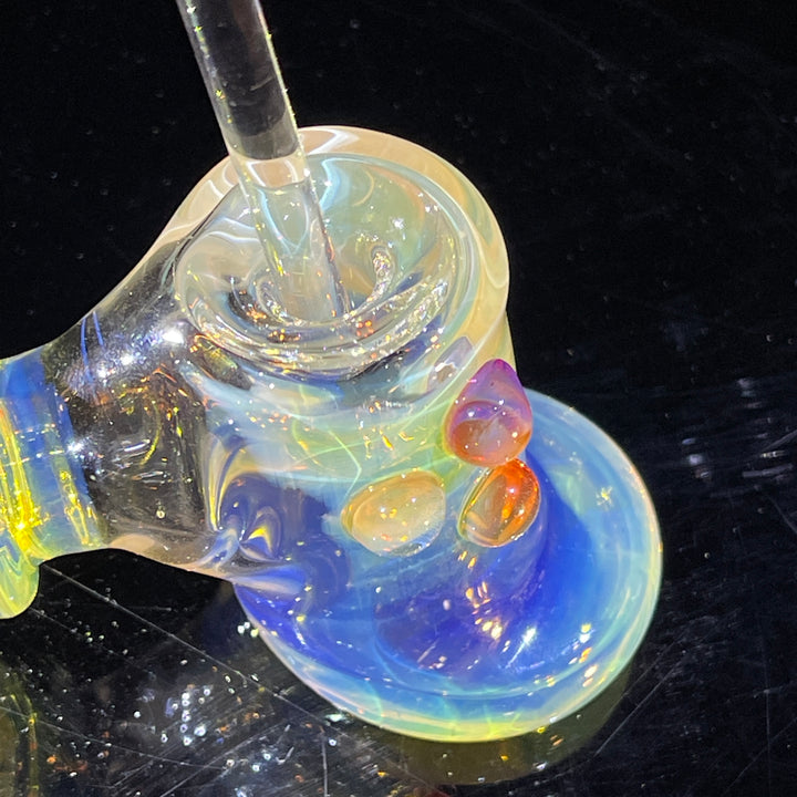 Silver Fumed Hash Hammer Glass Pipe Crondo Glassics   