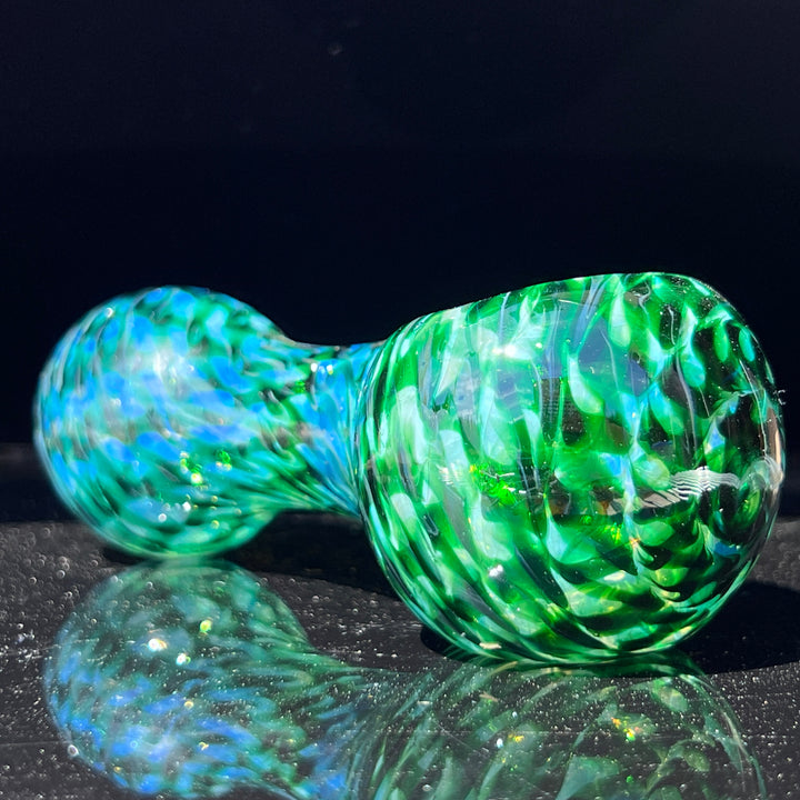 Experimental Green Jumbo Spoon Glass Pipe Jedi Glassworks   