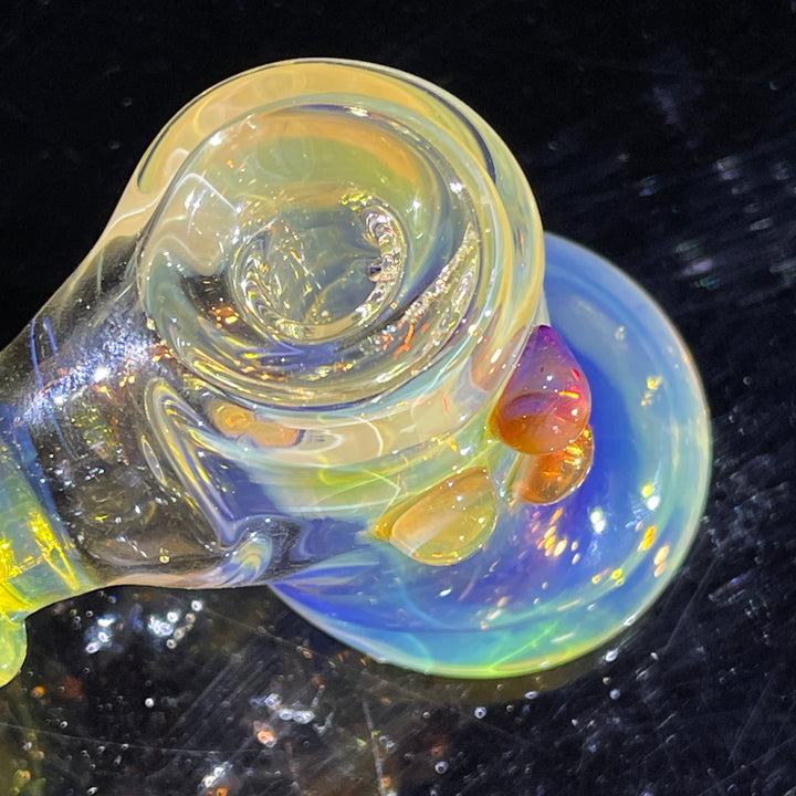 Silver Fumed Hash Hammer Glass Pipe Crondo Glassics   