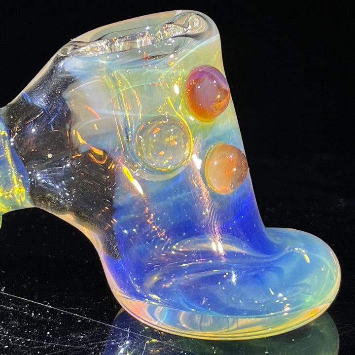 Silver Fumed Hash Hammer Glass Pipe Crondo Glassics   