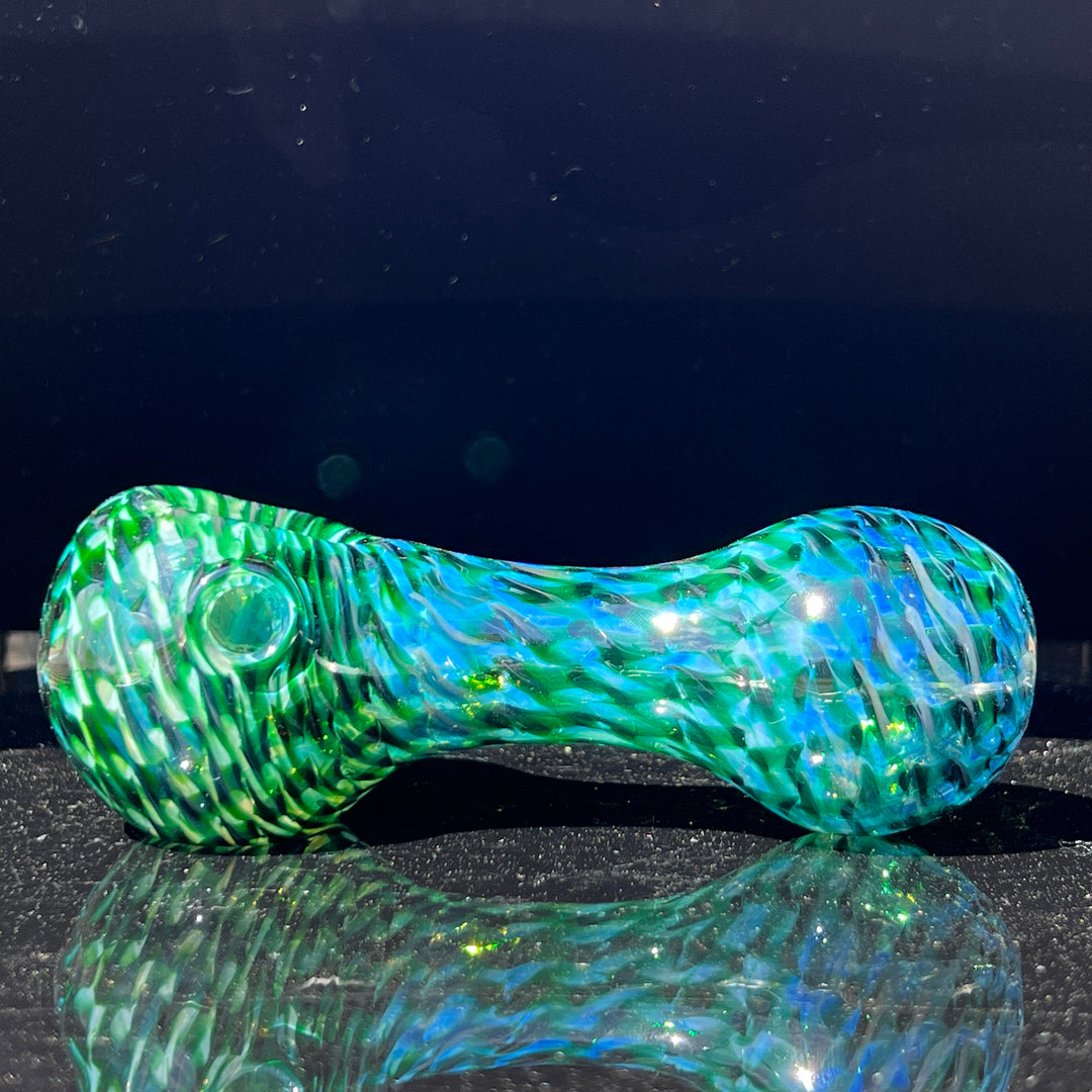 Experimental Green Jumbo Spoon Glass Pipe Jedi Glassworks   