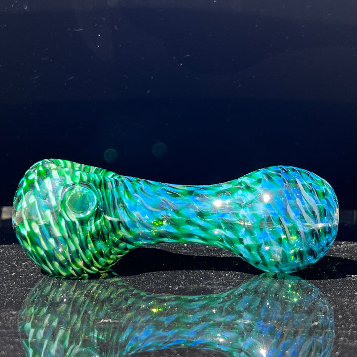 Experimental Green Jumbo Spoon Glass Pipe Jedi Glassworks   