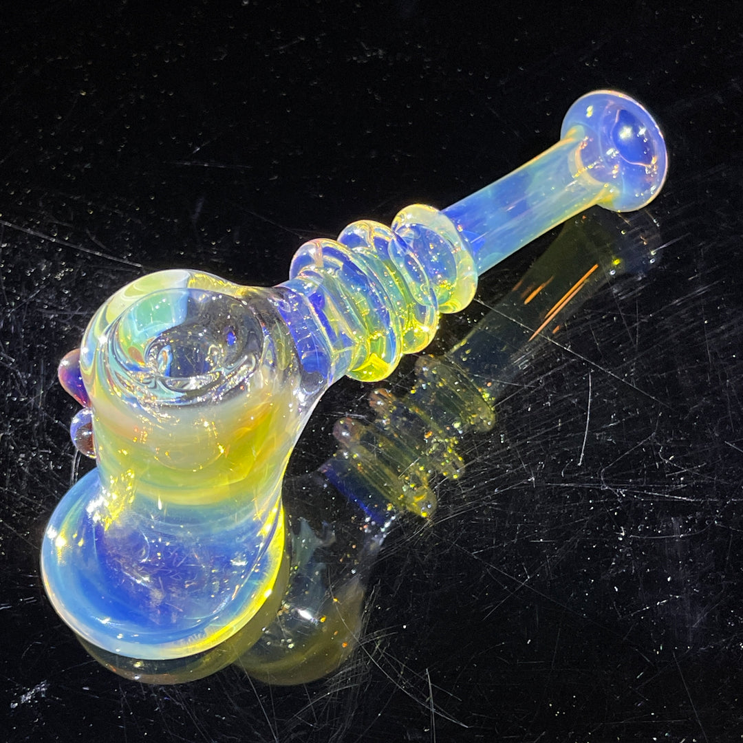 Silver Fumed Hash Hammer Glass Pipe Crondo Glassics   