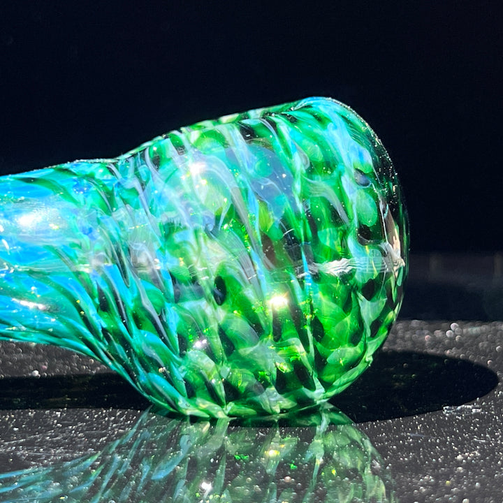 Experimental Green Jumbo Spoon Glass Pipe Jedi Glassworks   