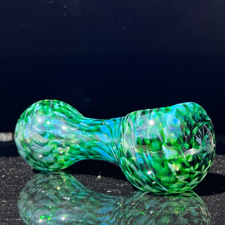 Experimental Green Jumbo Spoon Glass Pipe Jedi Glassworks   