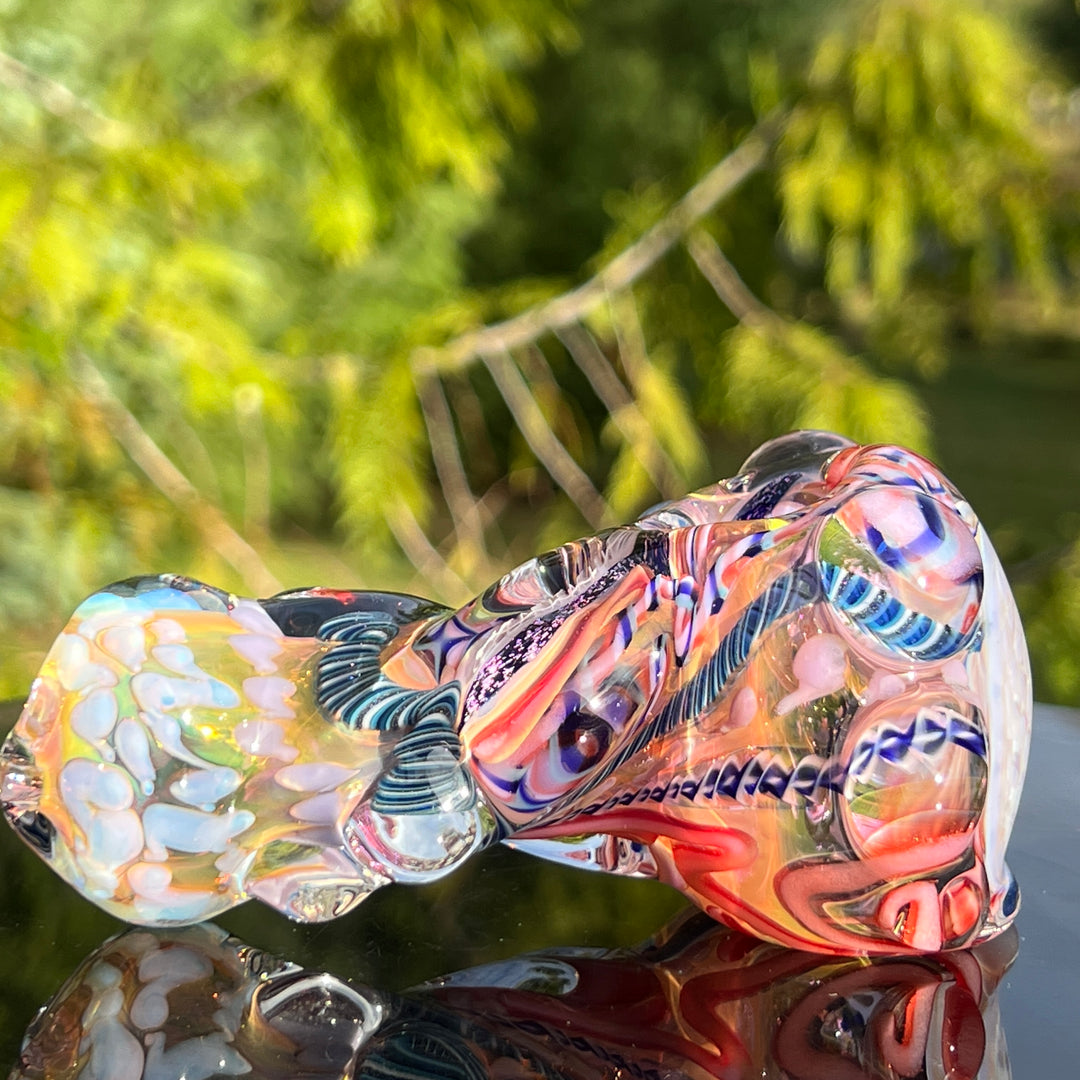 Molten Thick and Twisted Pipe Glass Pipe Molten Imagination