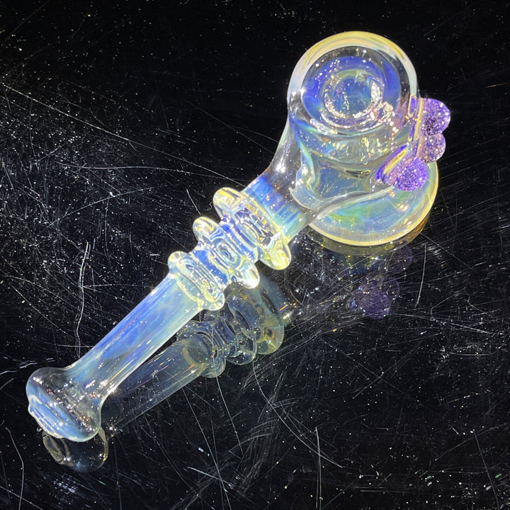 Silver Fumed Hash Hammer Glass Pipe Crondo Glassics   