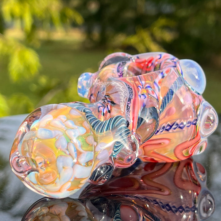 Molten Thick and Twisted Pipe Glass Pipe Molten Imagination