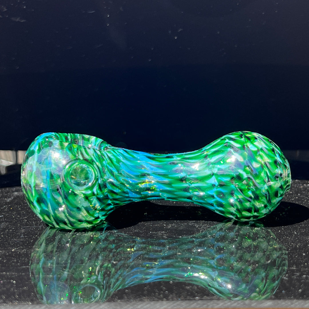 Experimental Green Jumbo Spoon Glass Pipe Jedi Glassworks   