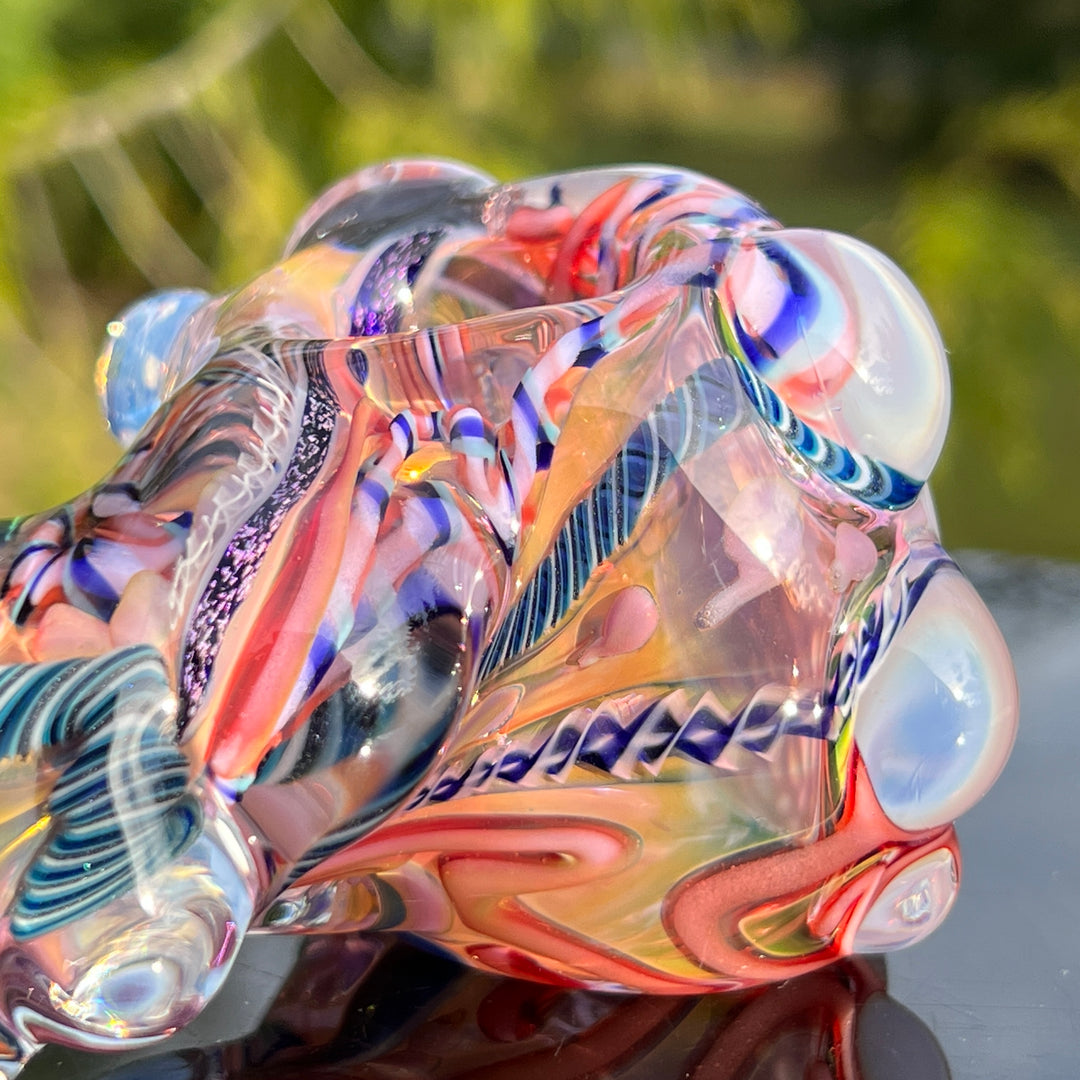 Molten Thick and Twisted Pipe Glass Pipe Molten Imagination