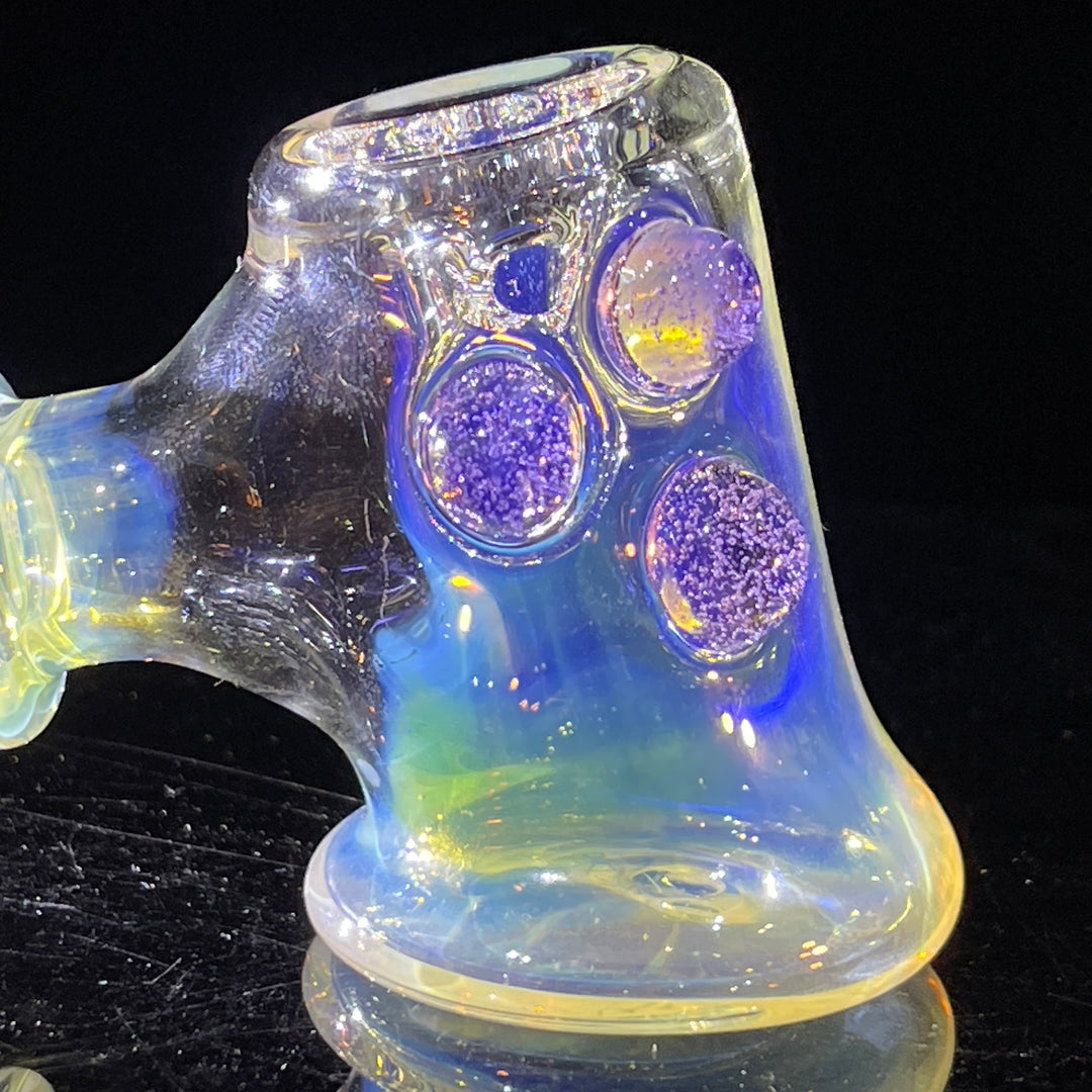 Silver Fumed Hash Hammer Glass Pipe Crondo Glassics   