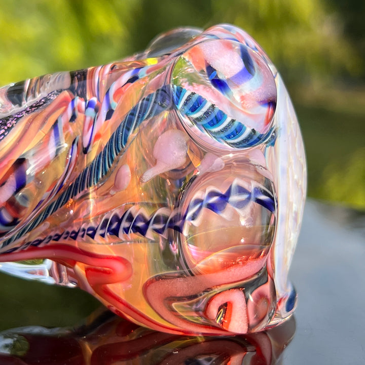 Molten Thick and Twisted Pipe Glass Pipe Molten Imagination