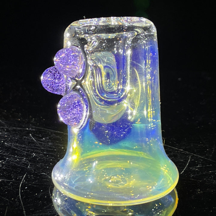 Silver Fumed Hash Hammer Glass Pipe Crondo Glassics   