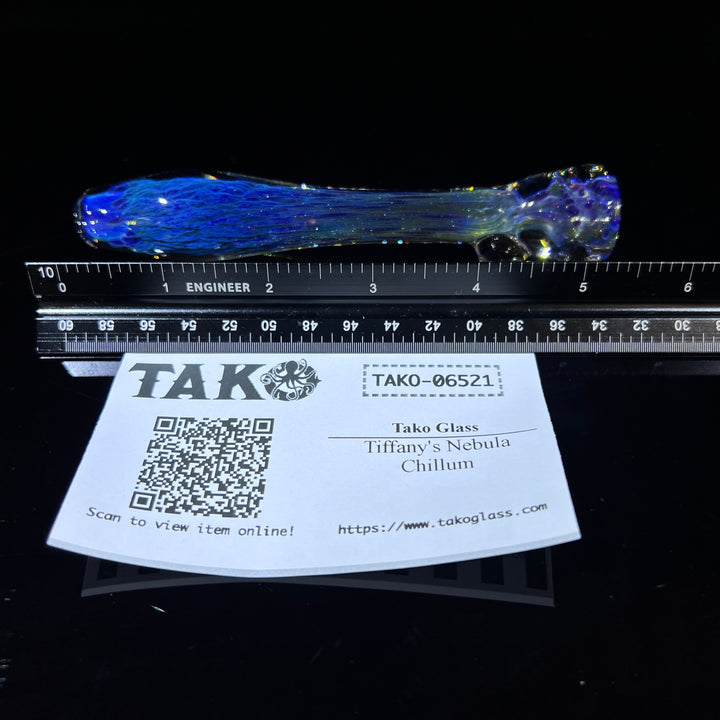 Tiffany's Nebula Chillum Glass Pipe Tako Glass   