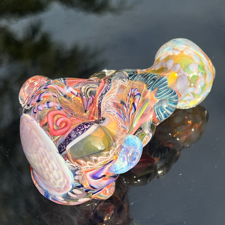 Molten Thick and Twisted Pipe Glass Pipe Molten Imagination