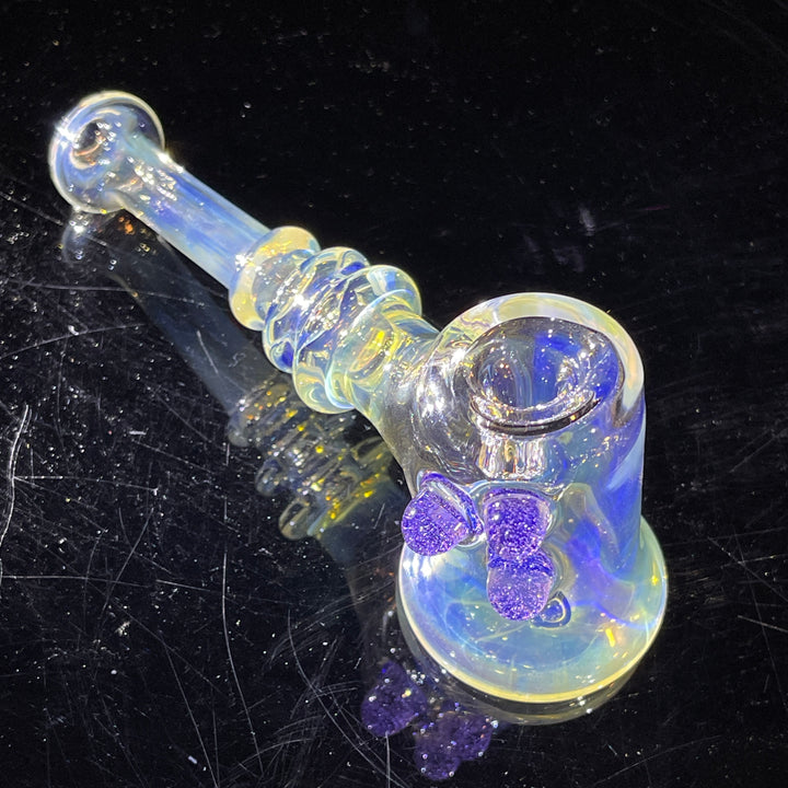 Silver Fumed Hash Hammer Glass Pipe Crondo Glassics   