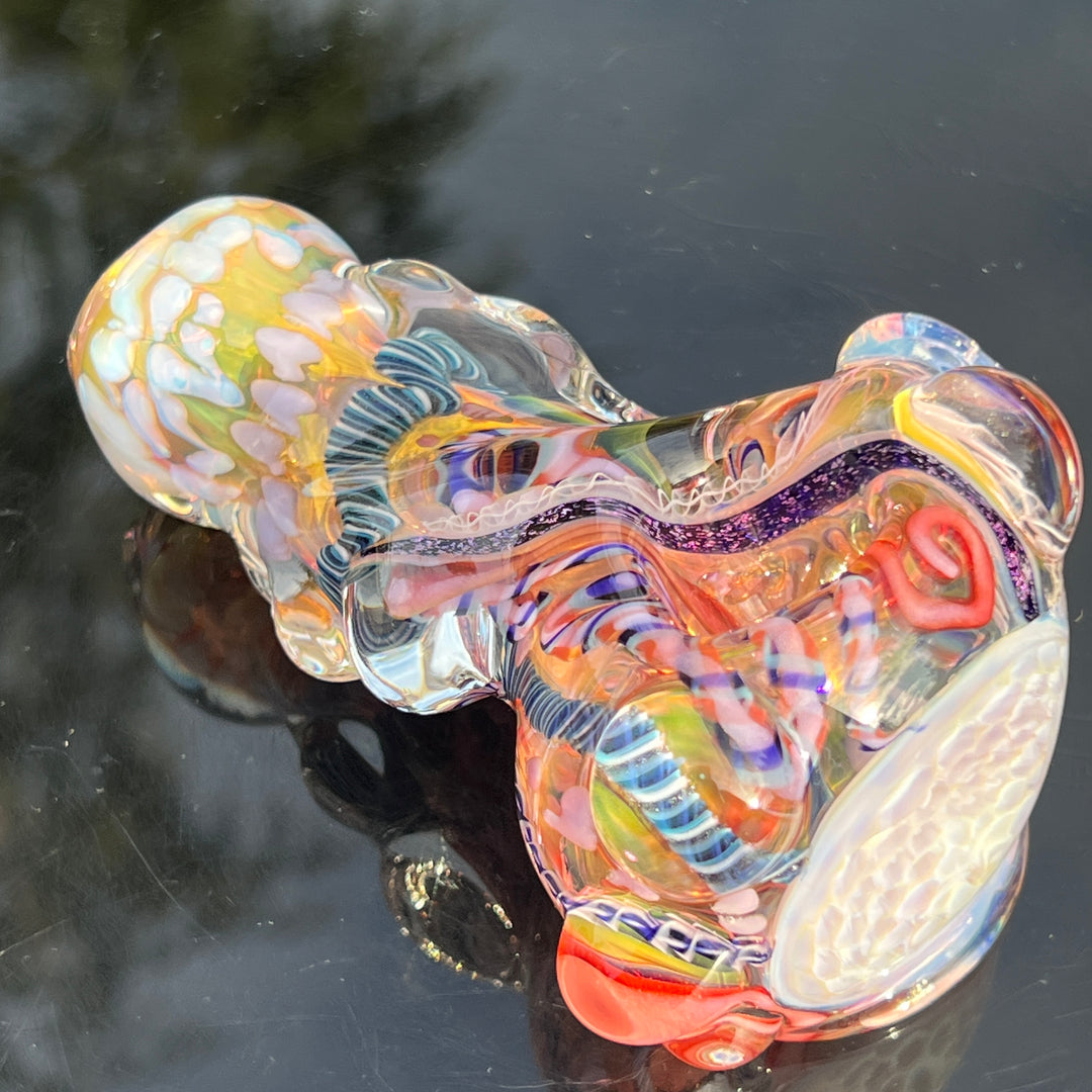 Molten Thick and Twisted Pipe Glass Pipe Molten Imagination