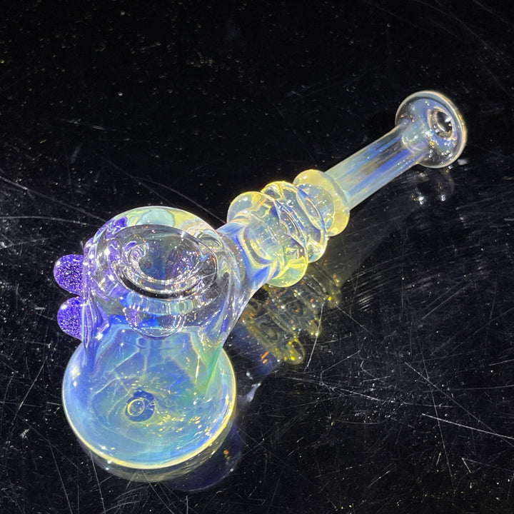 Silver Fumed Hash Hammer Glass Pipe Crondo Glassics   