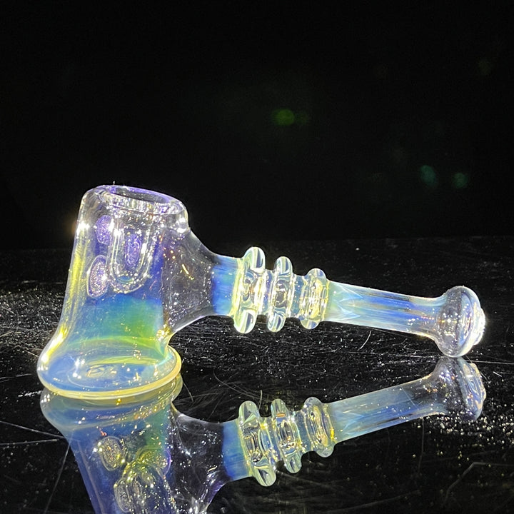 Silver Fumed Hash Hammer Glass Pipe Crondo Glassics   