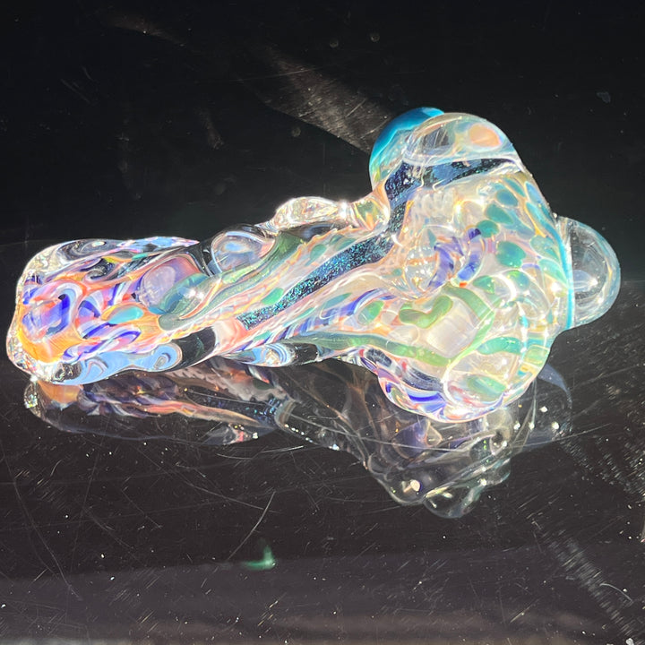 Molten Twisted Chaos Spoon Glass Pipe Molten Imagination