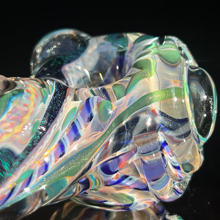 Molten Twisted Chaos Spoon Glass Pipe Molten Imagination