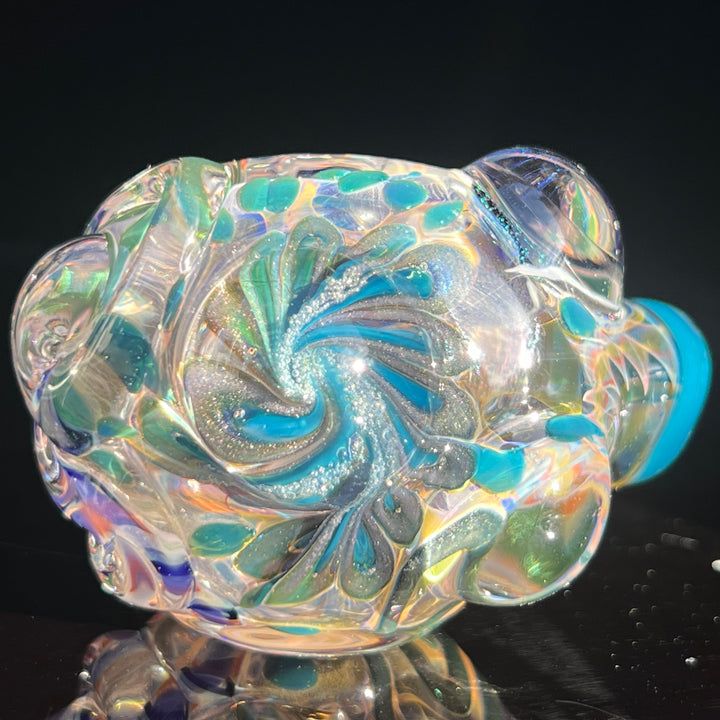 Molten Twisted Chaos Spoon Glass Pipe Molten Imagination