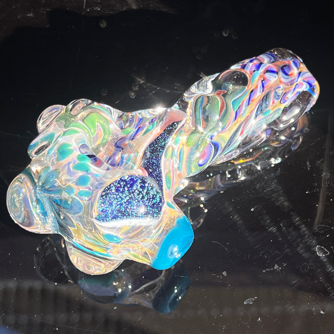 Molten Twisted Chaos Spoon Glass Pipe Molten Imagination