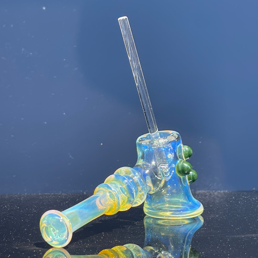 Silver Fumed Hash Hammer Glass Pipe Crondo Glassics   