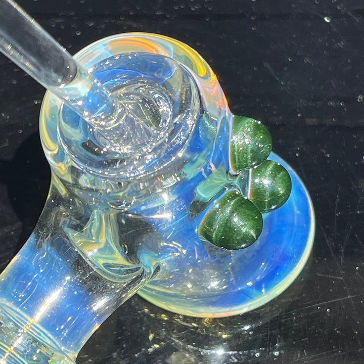 Silver Fumed Hash Hammer Glass Pipe Crondo Glassics   