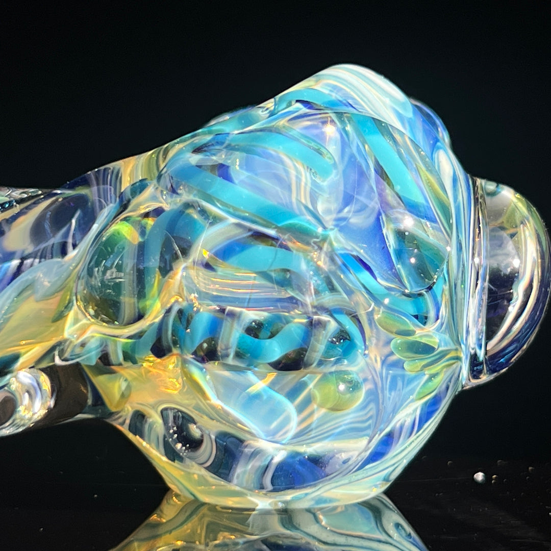 Molten Twisted Chaos Spoon Glass Pipe Molten Imagination