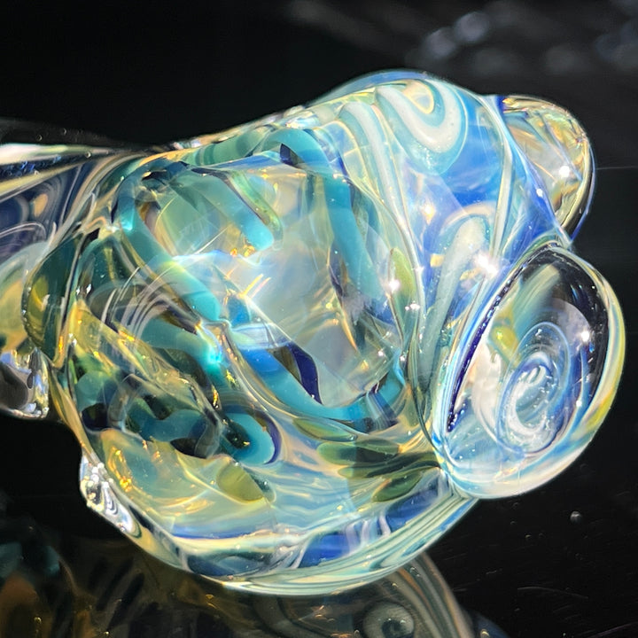 Molten Twisted Chaos Spoon Glass Pipe Molten Imagination