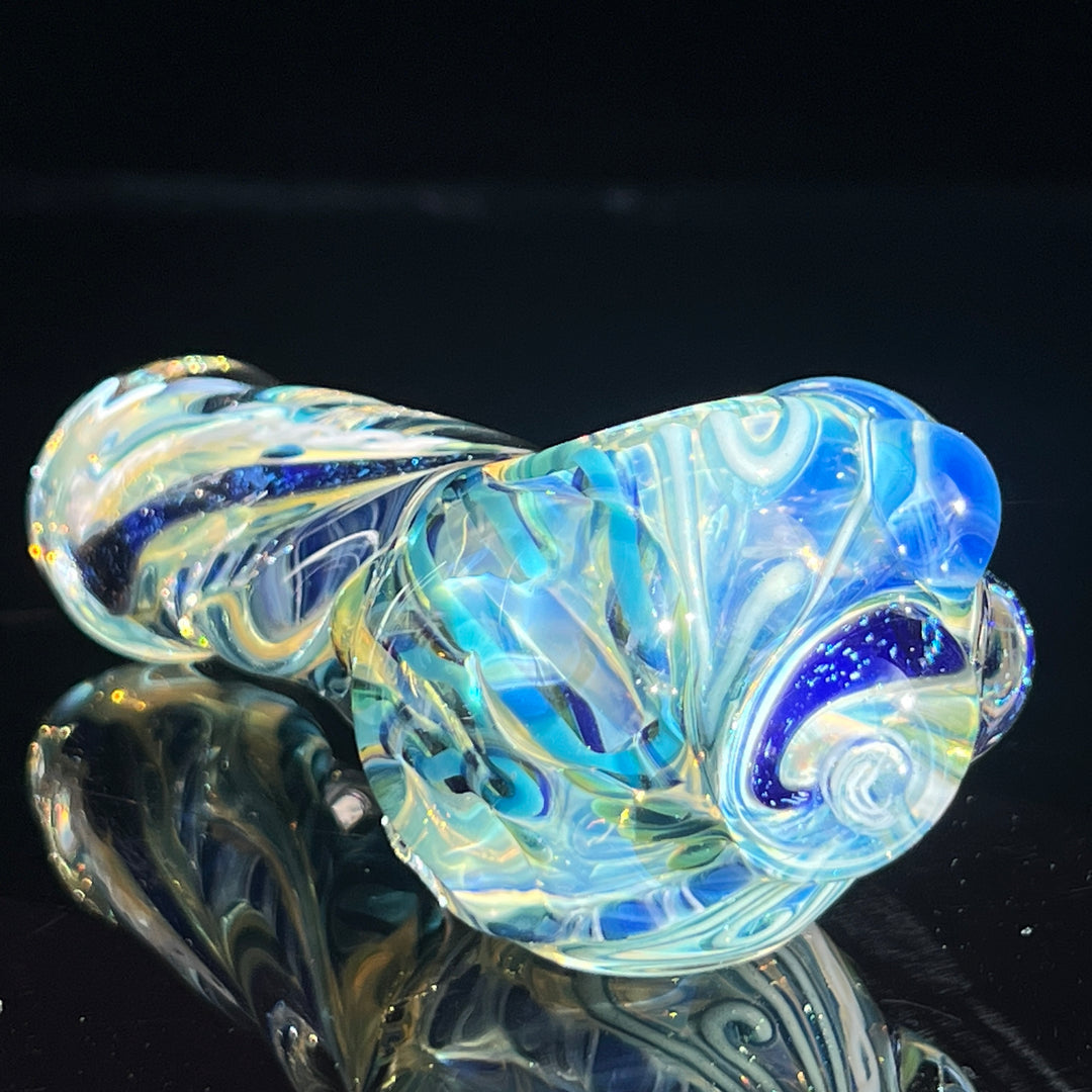 Molten Twisted Chaos Spoon Glass Pipe Molten Imagination