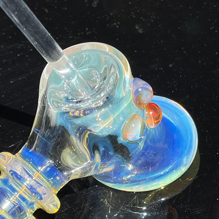 Silver Fumed Hash Hammer Glass Pipe Crondo Glassics   