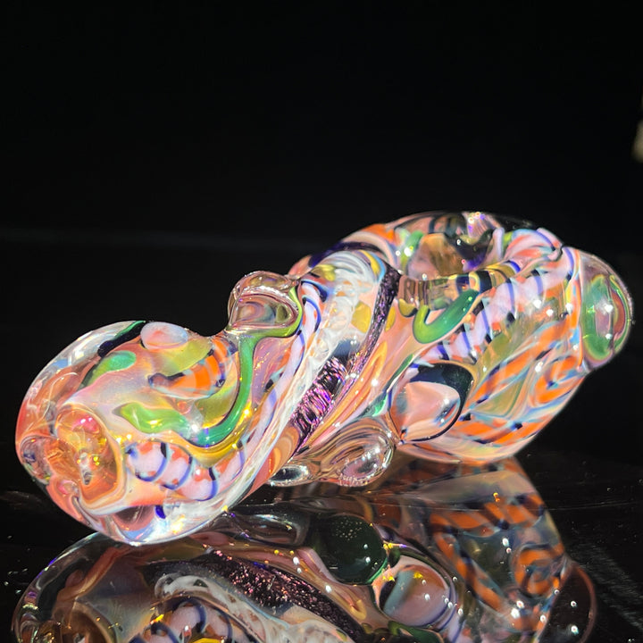 Molten Twisted Chaos Spoon Glass Pipe Molten Imagination