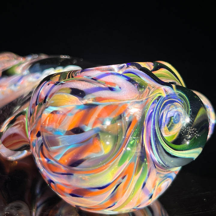 Molten Twisted Chaos Spoon Glass Pipe Molten Imagination