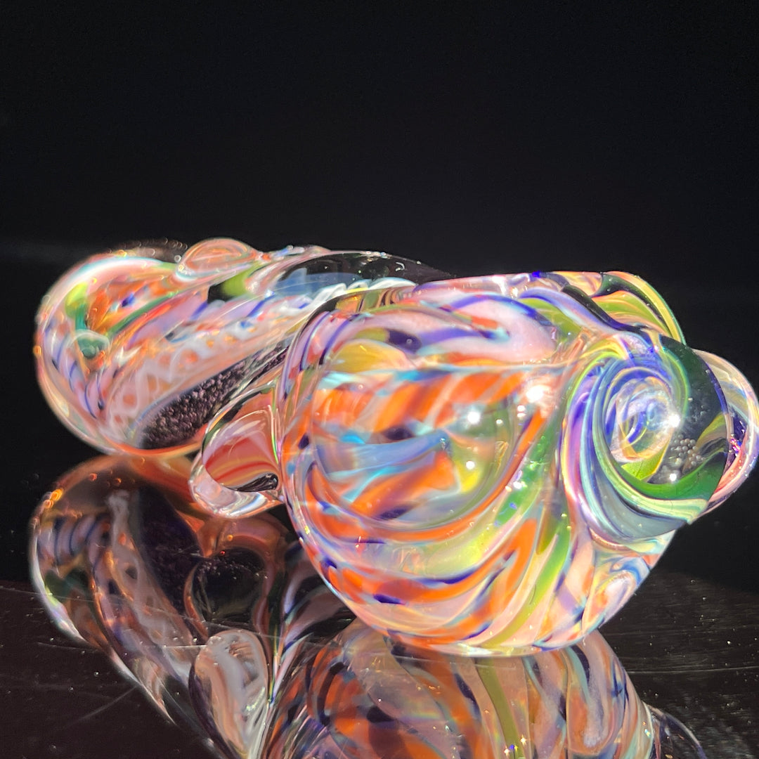 Molten Twisted Chaos Spoon Glass Pipe Molten Imagination