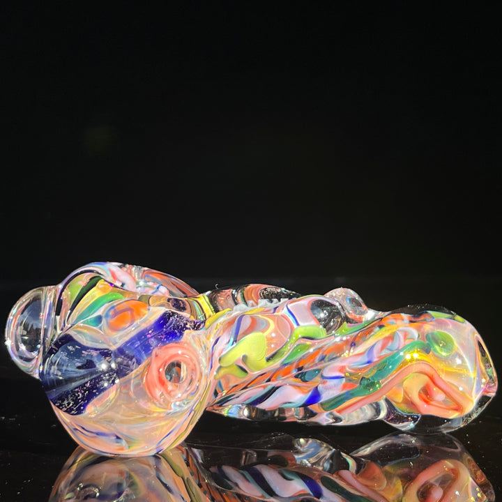 Molten Twisted Chaos Spoon Glass Pipe Molten Imagination